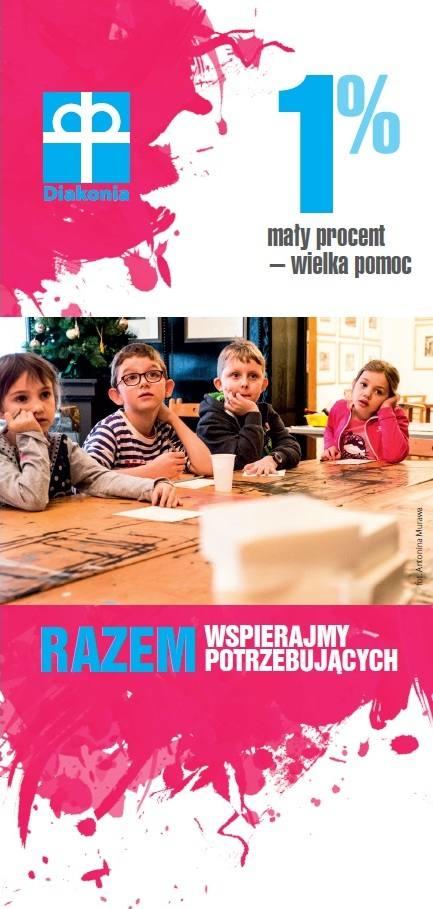 Podaruj 1% podatku Diakonii Lubań